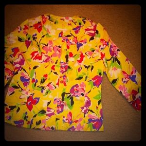 Vintage floral shirt Size Small